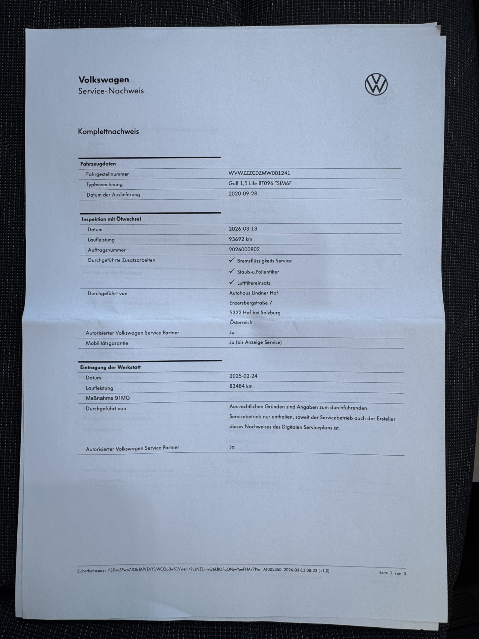 2020 Volkswagen Golf — fotografija 27