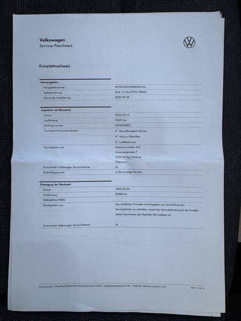 2020 Volkswagen Golf — sličica 27