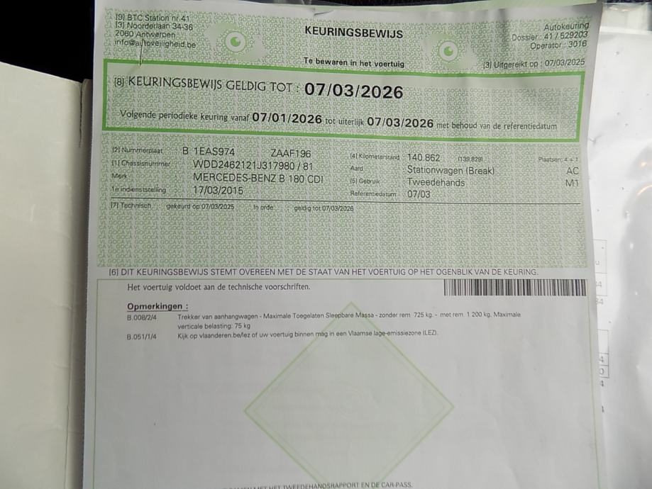 2015 Mercedes-Benz B-klasa — fotografija 22