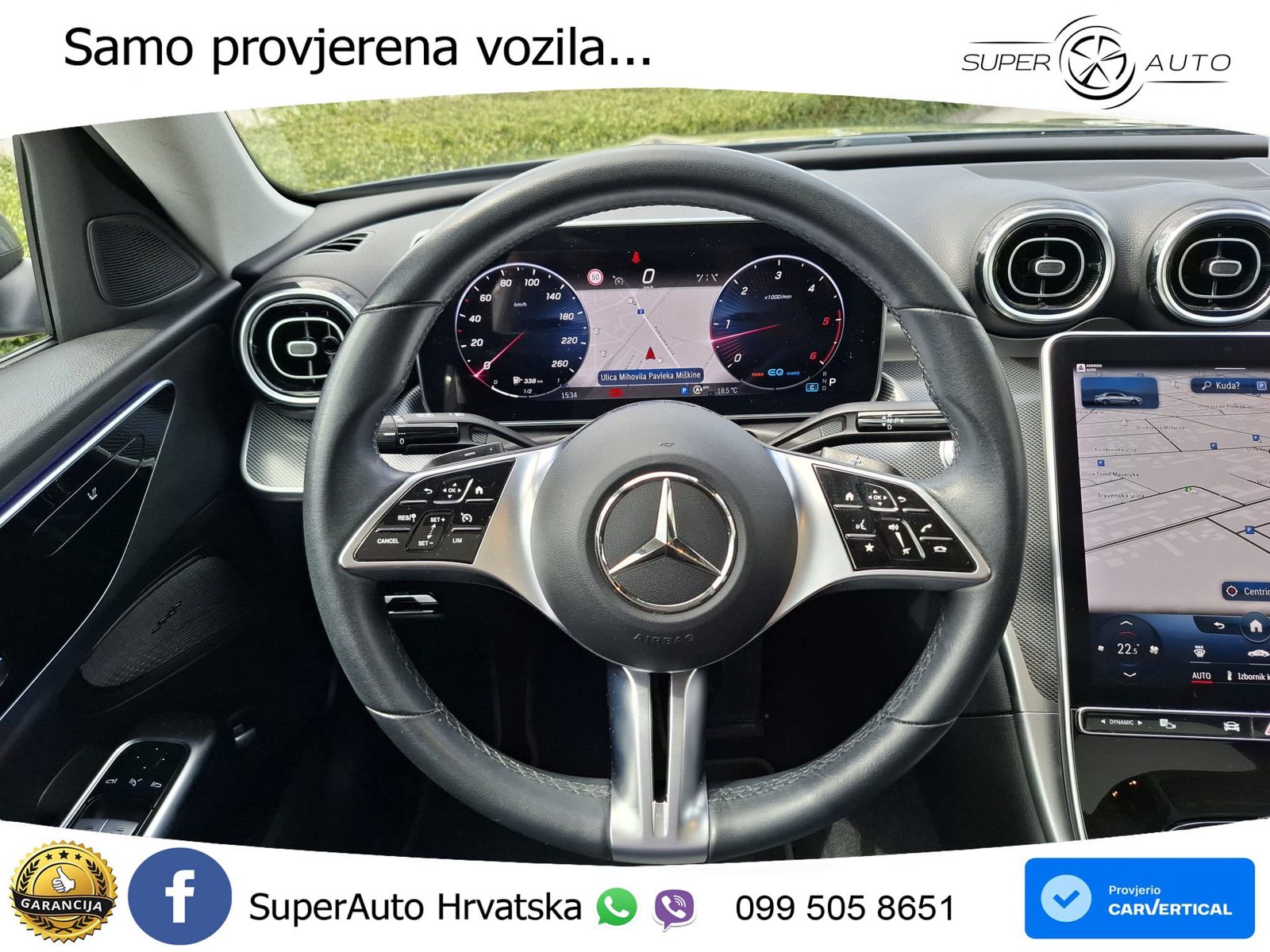 2022 Mercedes-Benz C-klasa — fotografija 12