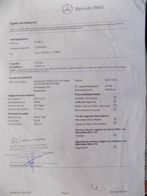 2020 Mercedes-Benz B-klasa — sličica 26
